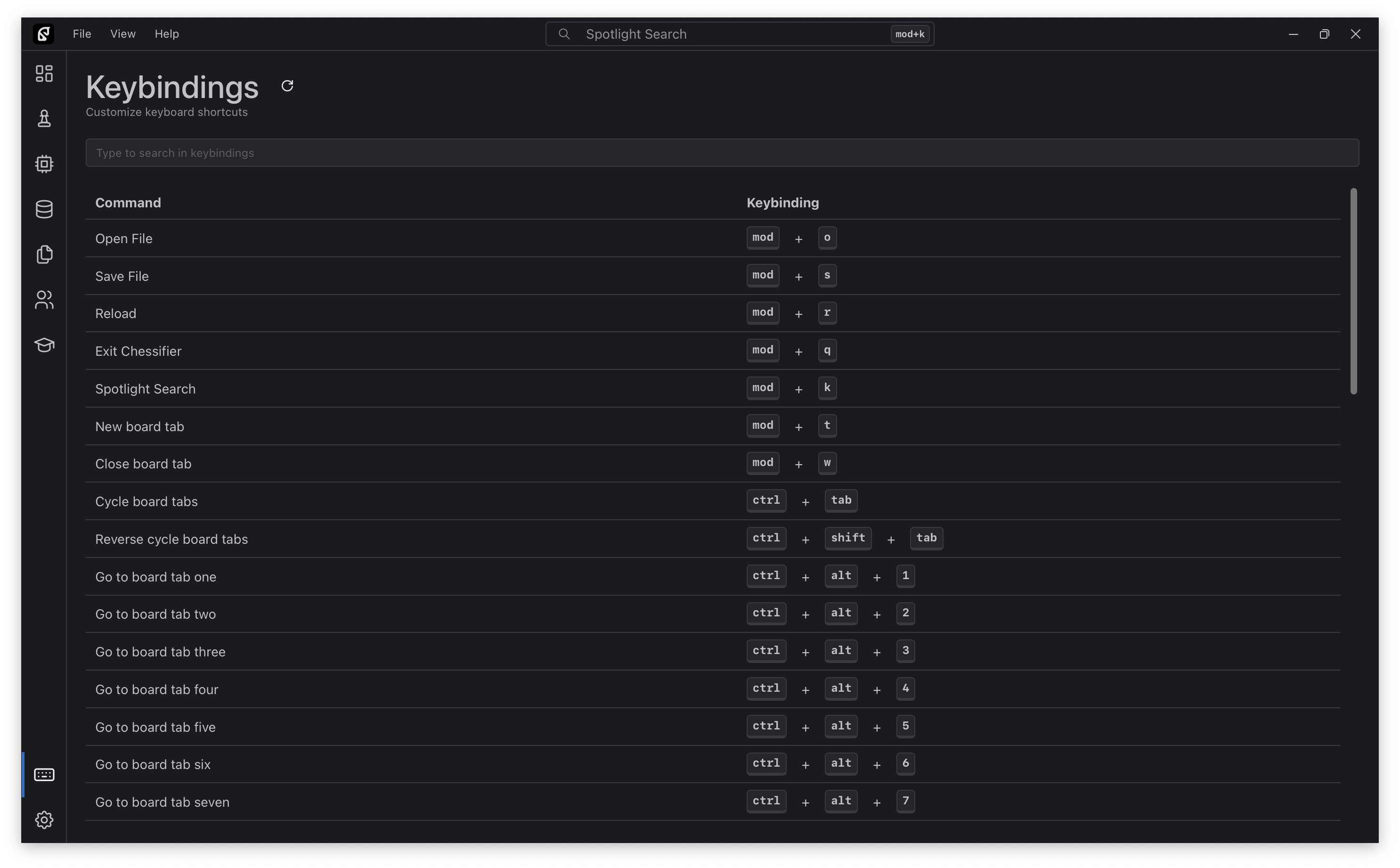 Keyboard Shortcuts